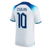 Billiga England Raheem Sterling #10 Hemma fotbollskläder VM 2022 Kortärmad